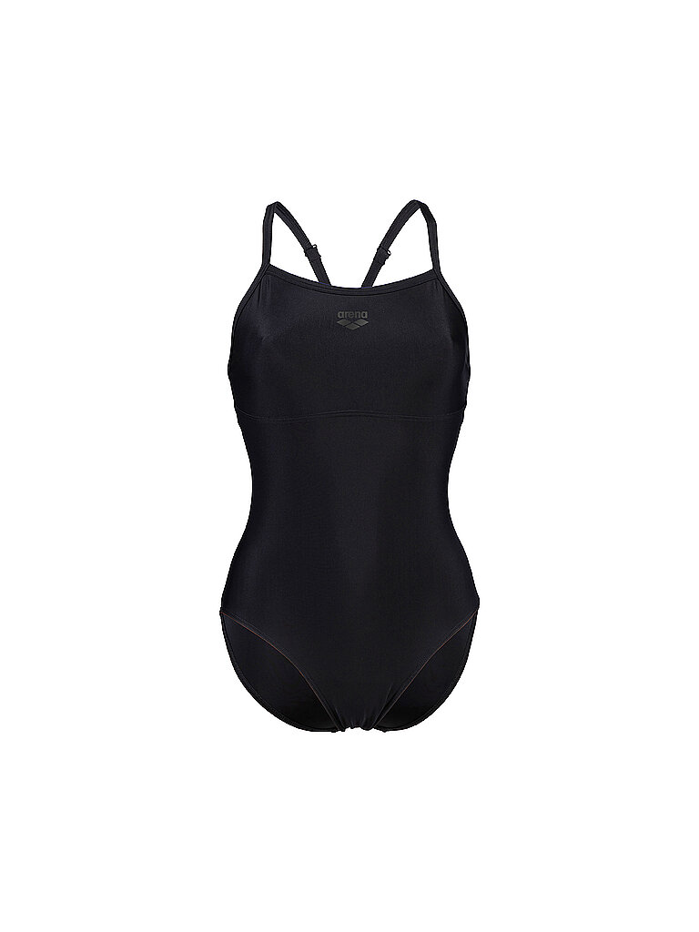 Arena Badeanzug Solid Lightdrop Back Schwarz | Damen Größe 36