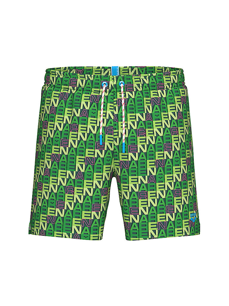 Arena ARENA Herren Badeshorts Beach Boxer Allover grün | S, grün