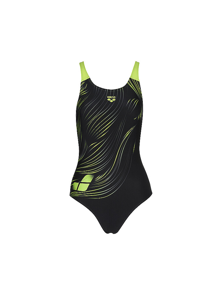 Arena ARENA Damen Badeanzug Foliage schwarz | 36, schwarz