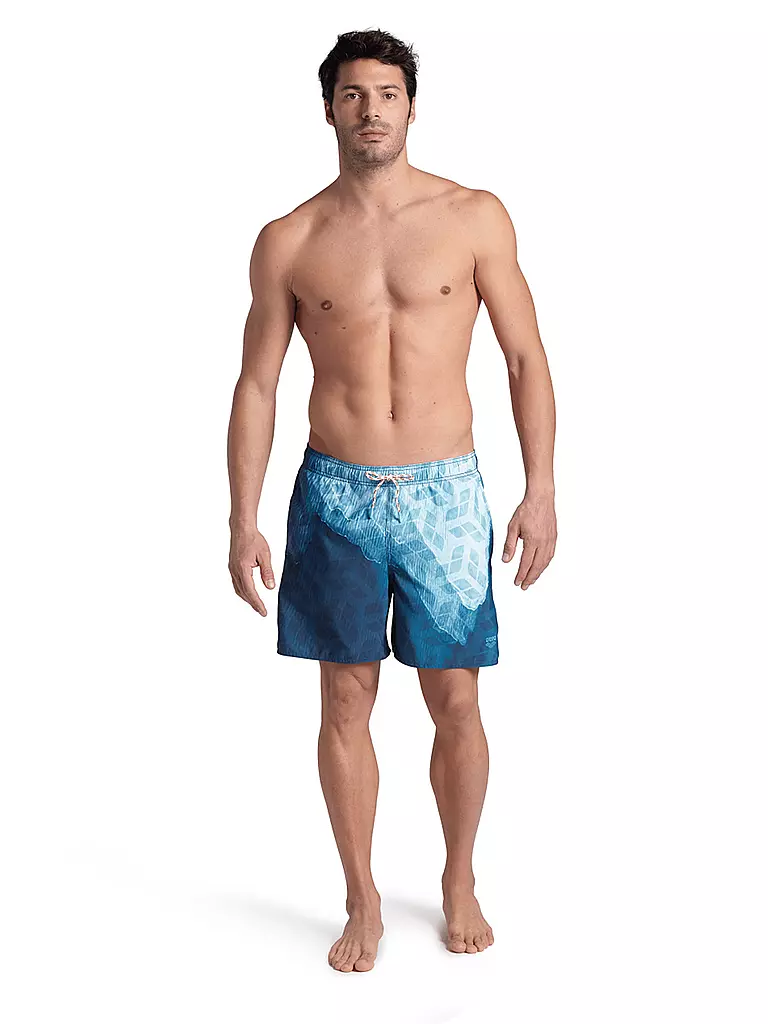 ARENA | Herren Badeshort Beach Boxer Placed | bunt