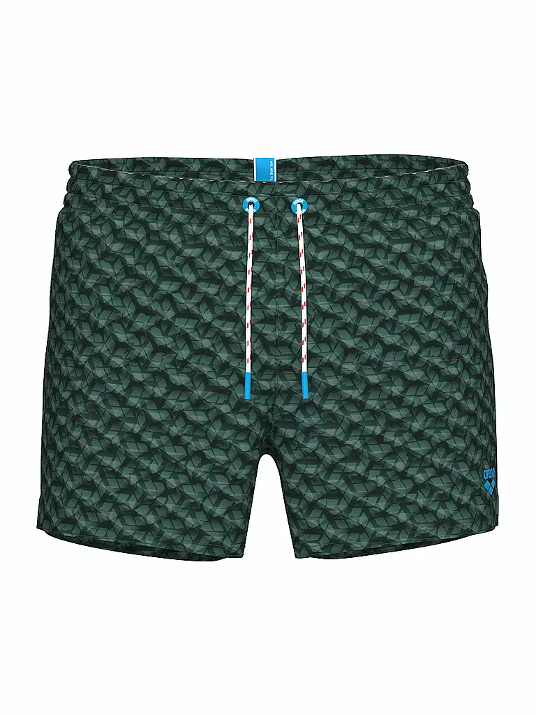 ARENA | Herren Badeshort Water Prints | dunkelgrün