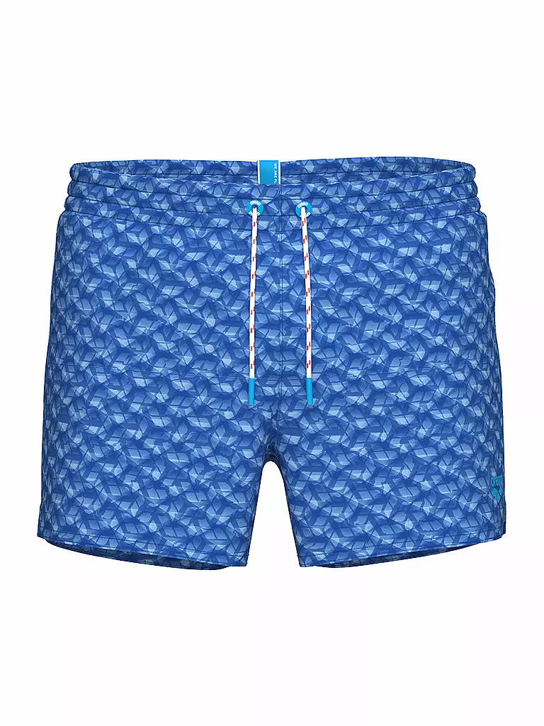 ARENA | Herren Badeshort Water Prints | blau