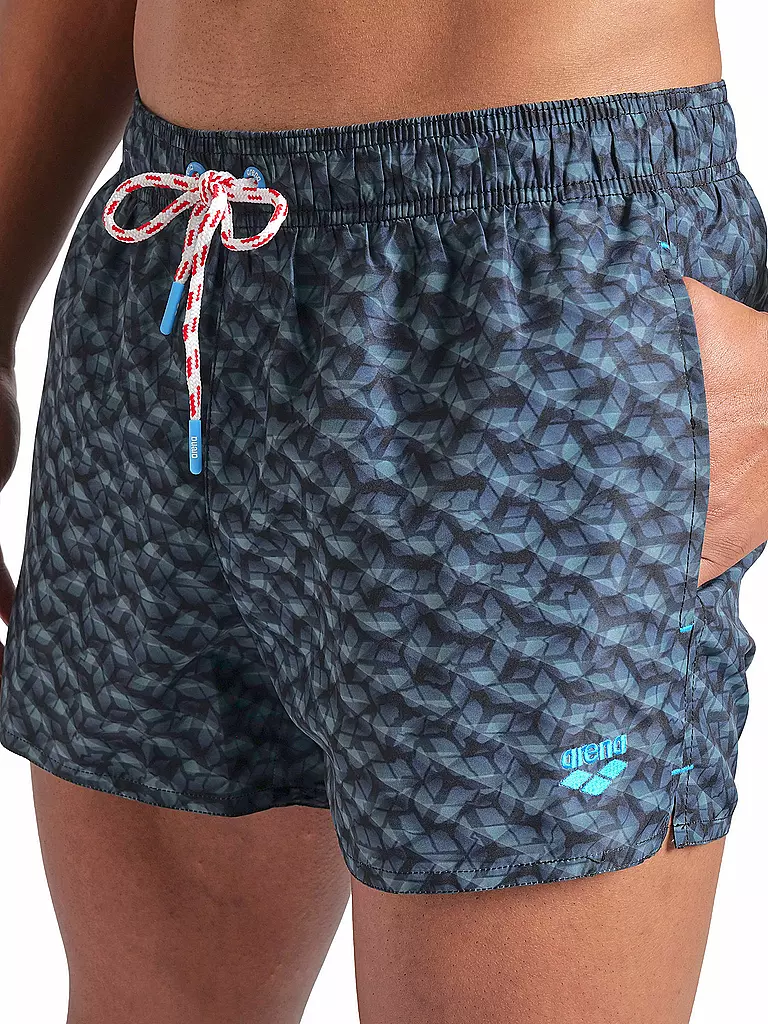 ARENA | Herren Badeshort Water Prints | dunkelgrün