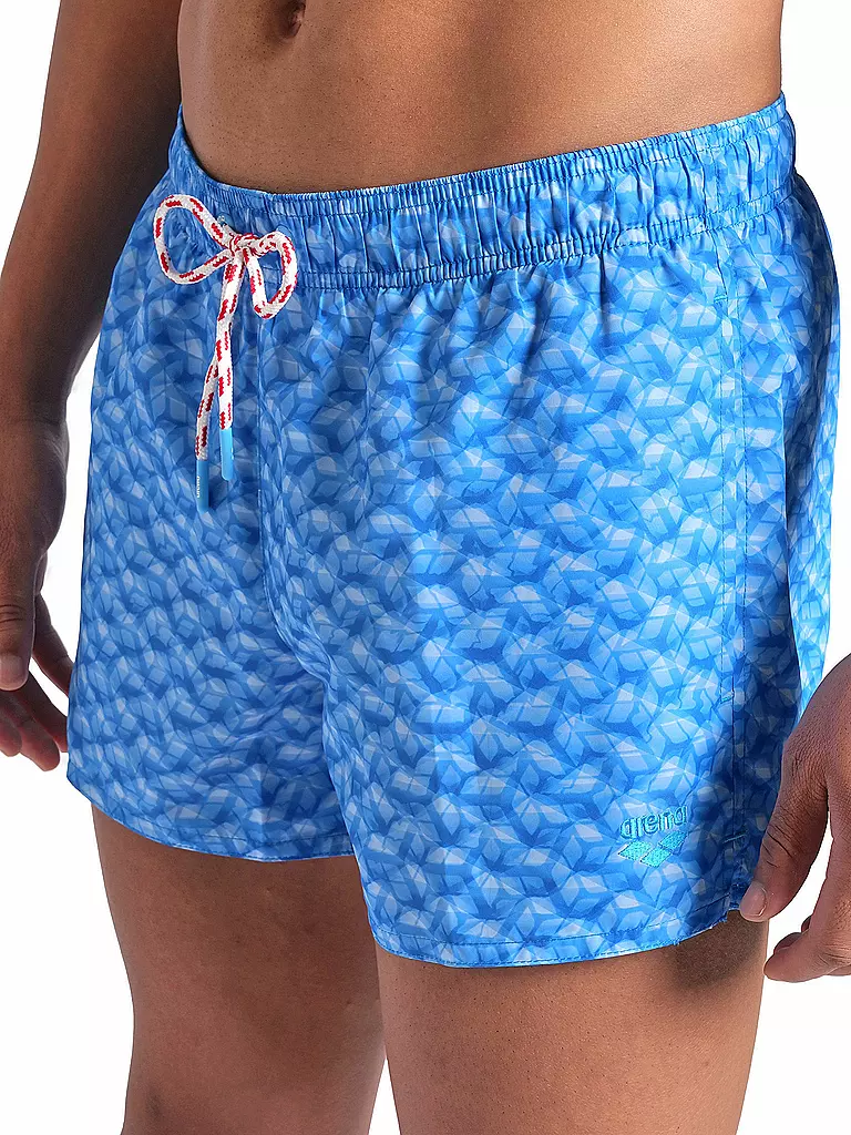ARENA | Herren Badeshort Water Prints | blau