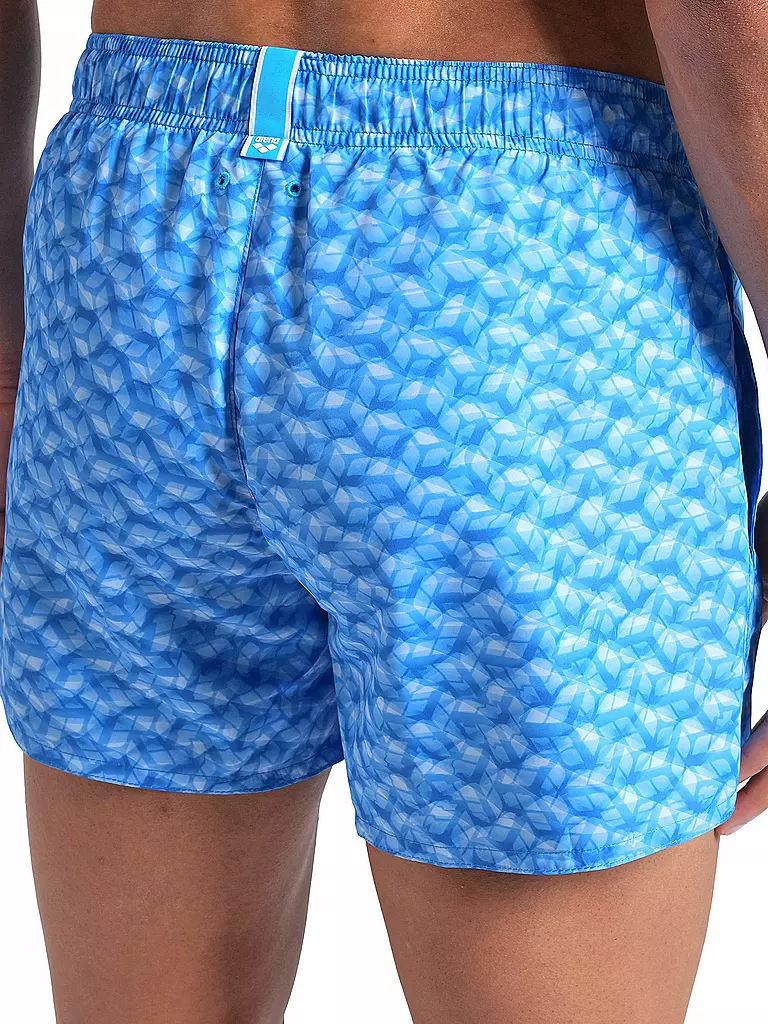 ARENA | Herren Badeshort Water Prints | blau