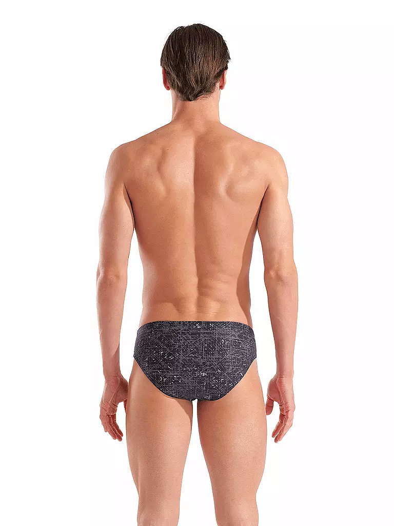 ARENA | Herren Badeslip Ribbed | schwarz