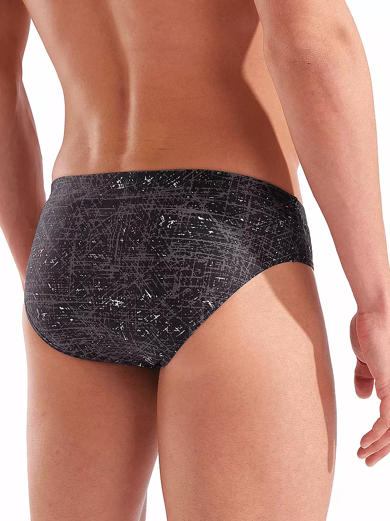 ARENA | Herren Badeslip Ribbed | schwarz