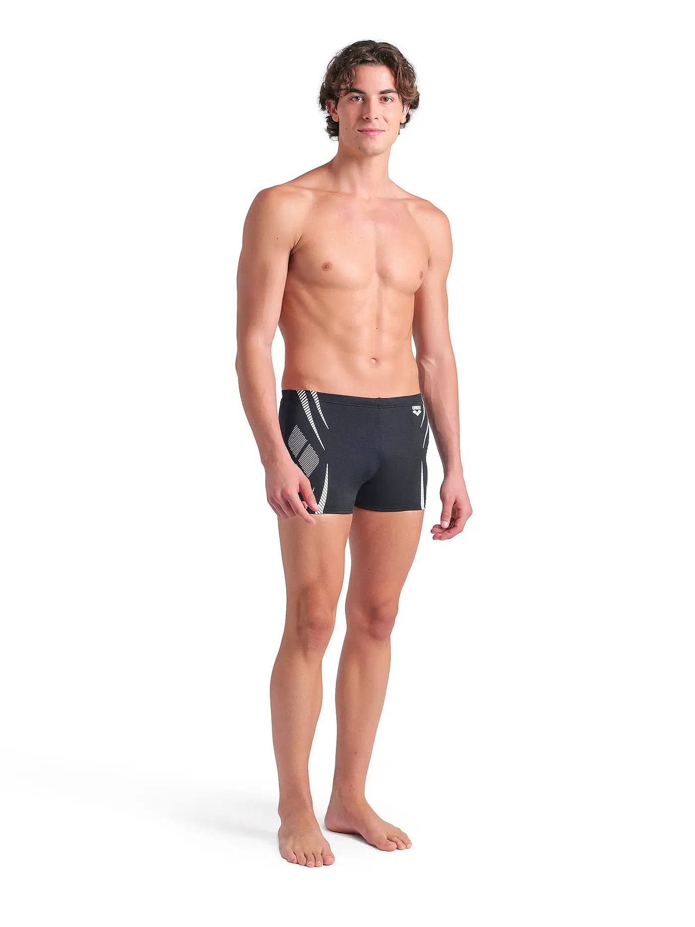 ARENA | Herren Beinbadehose Poseidonia | schwarz