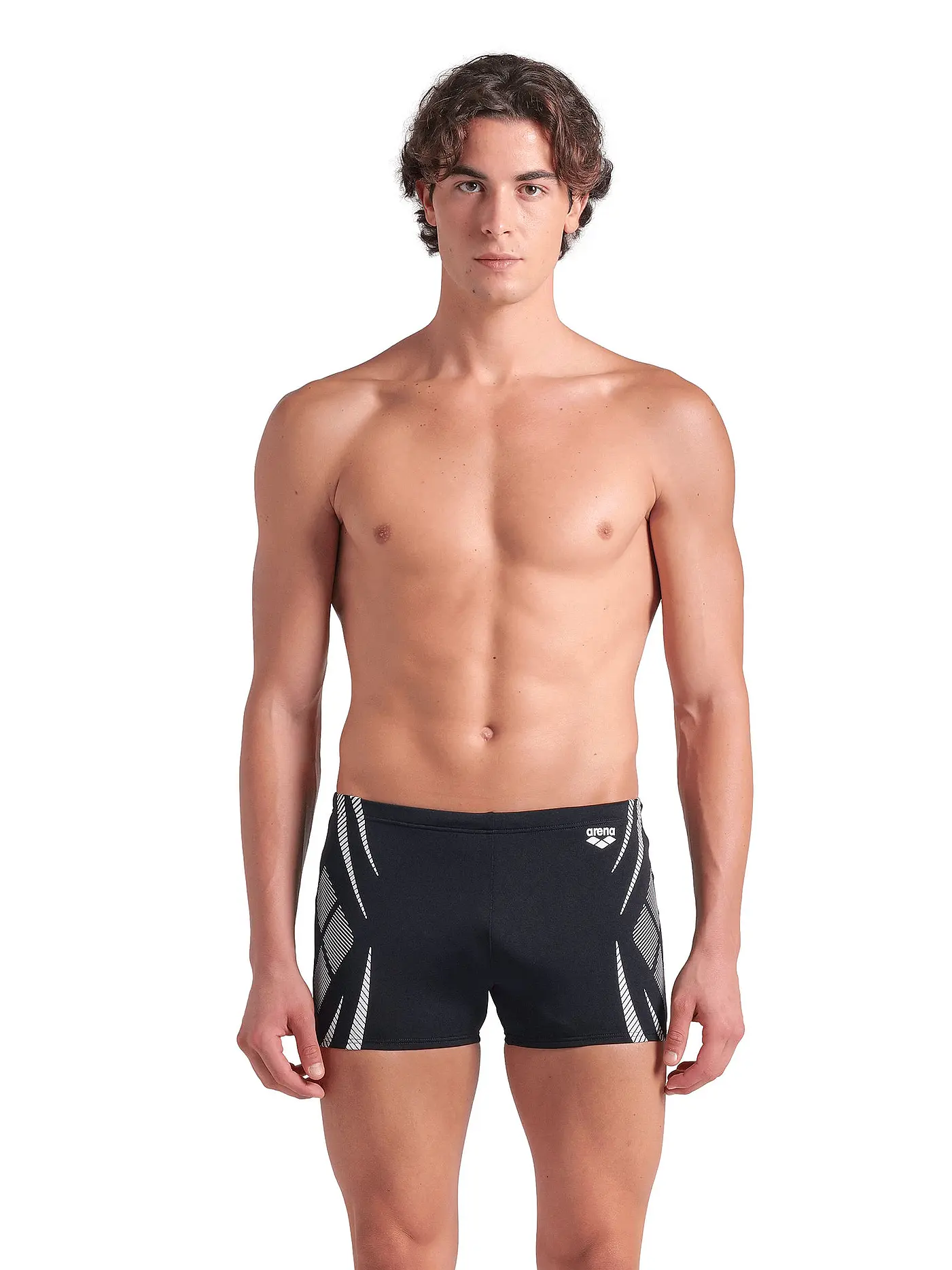ARENA | Herren Beinbadehose Poseidonia | schwarz