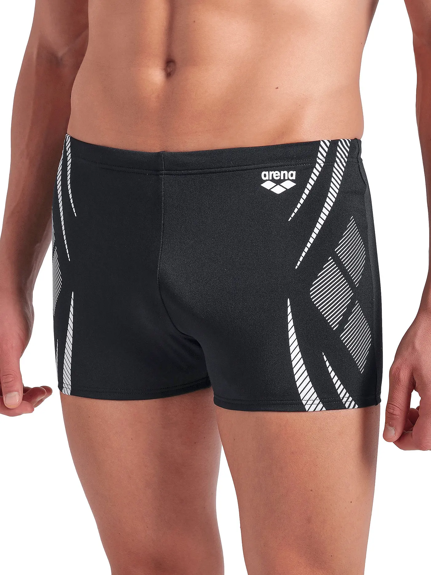 ARENA | Herren Beinbadehose Poseidonia | schwarz