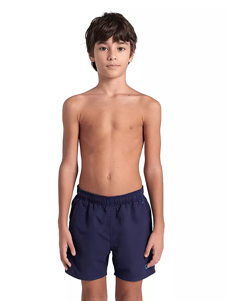 ARENA | Jungen Badeshort Boxer Solid | dunkelblau