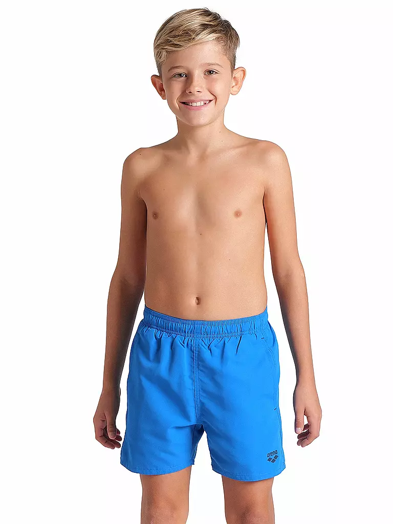 ARENA | Jungen Badeshort Boxer Solid | blau