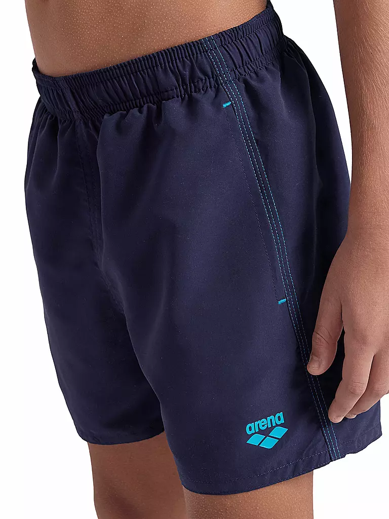 ARENA | Jungen Badeshort Boxer Solid | dunkelblau