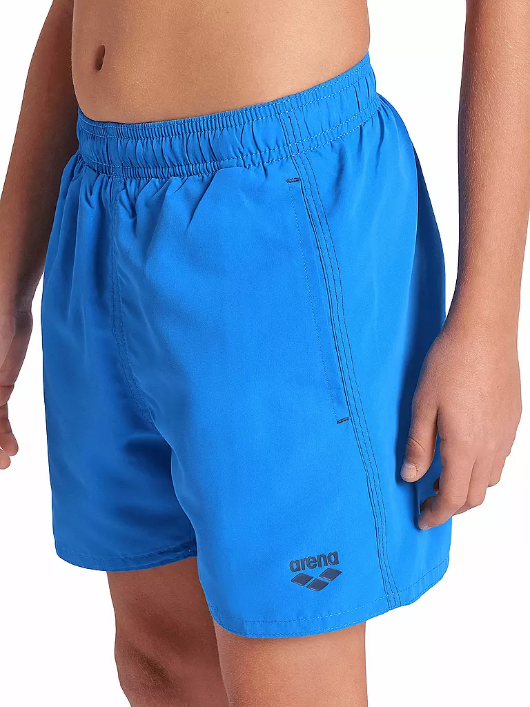 ARENA | Jungen Badeshort Boxer Solid | blau