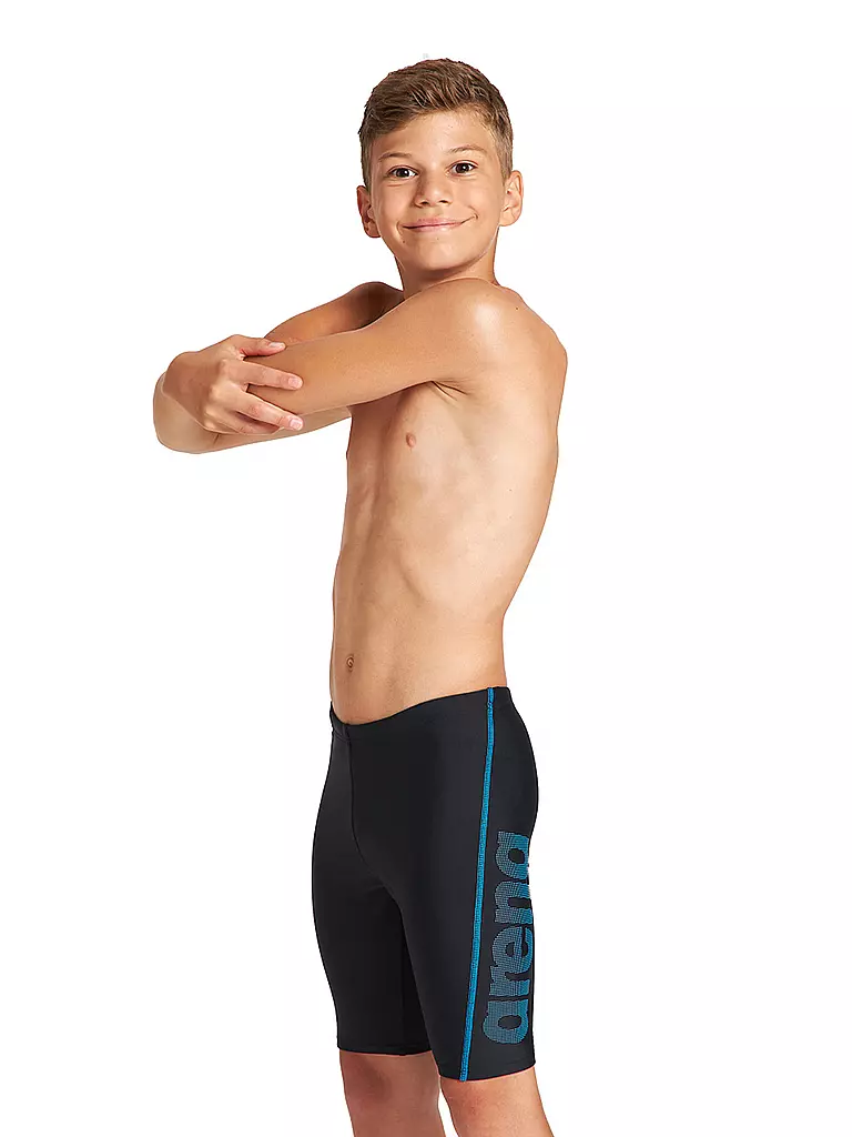 ARENA | Jungen Beinbadehose Logo Jammer | schwarz