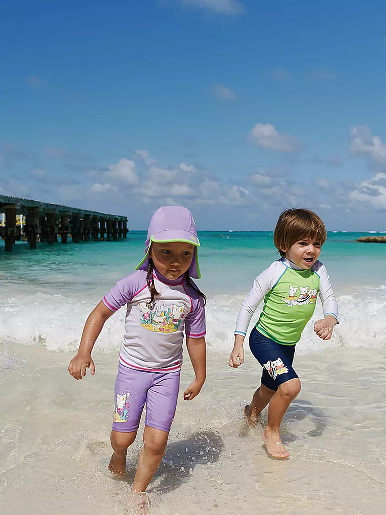 ARENA | Kinder Beachshirt Lycra UV | grün