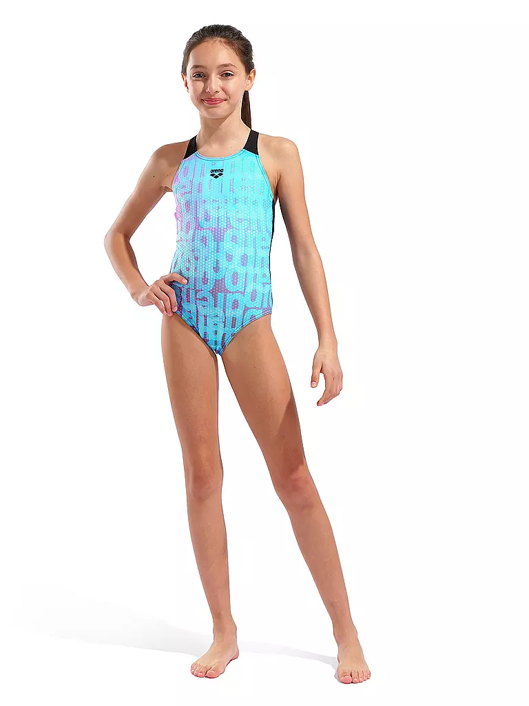 ARENA | Mädchen Badeanzug Multi Colours | türkis