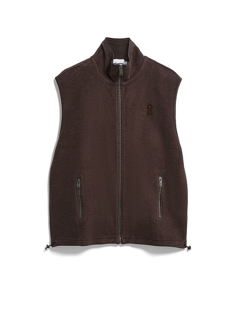 ARMEDANGELS ARMEDANGELS Damen Fleeceweste braun | XS, braun