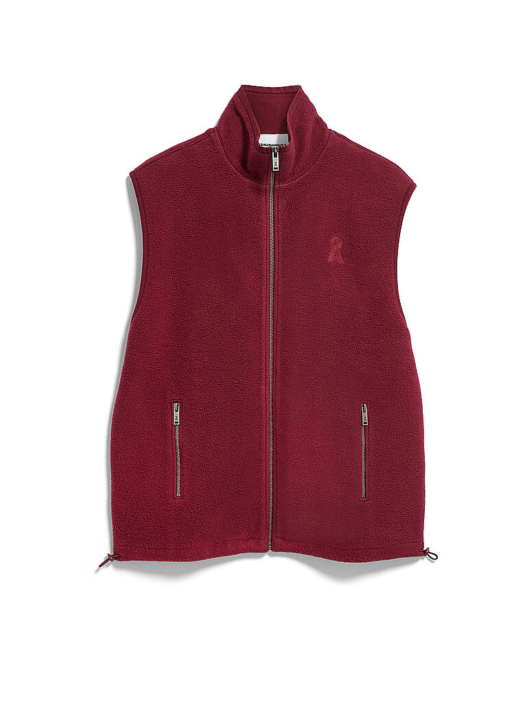 ARMEDANGELS ARMEDANGELS Damen Fleeceweste rot | XS, rot
