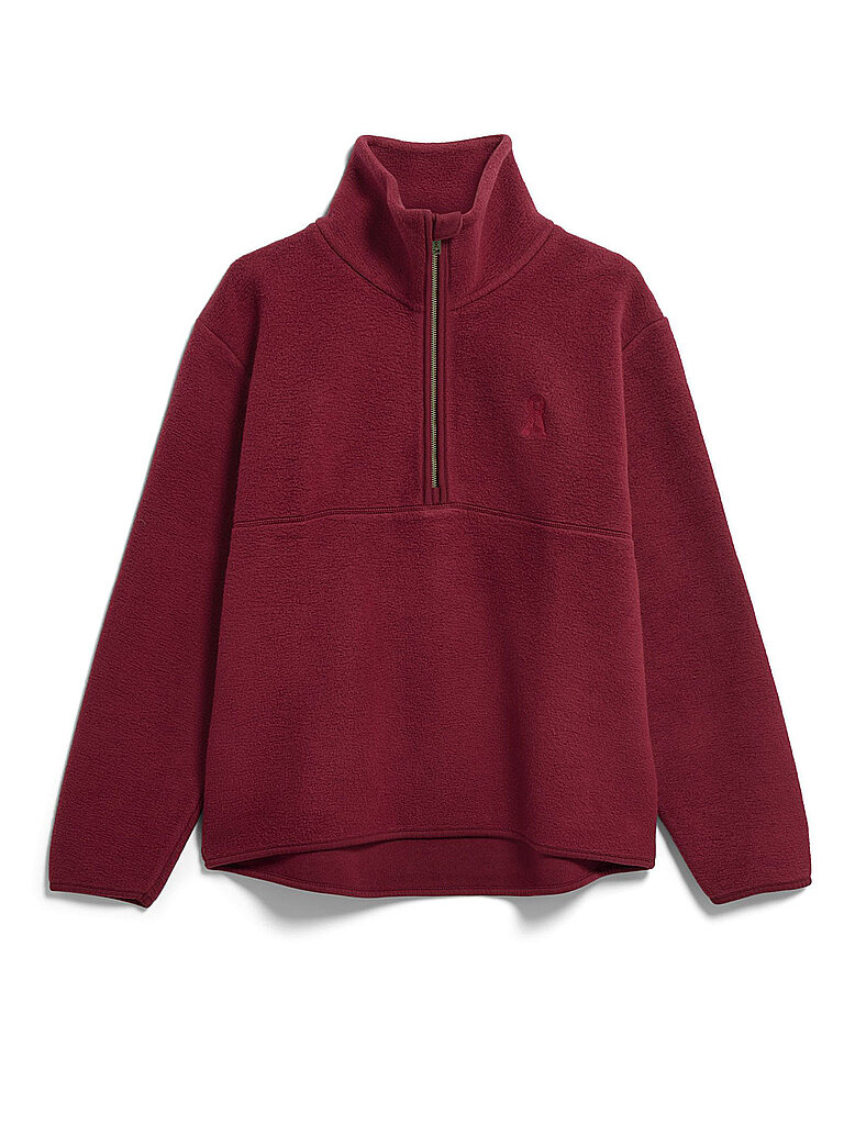 ARMEDANGELS ARMEDANGELS Damen Fleece Sweater Haarleenaa rot | XS, rot