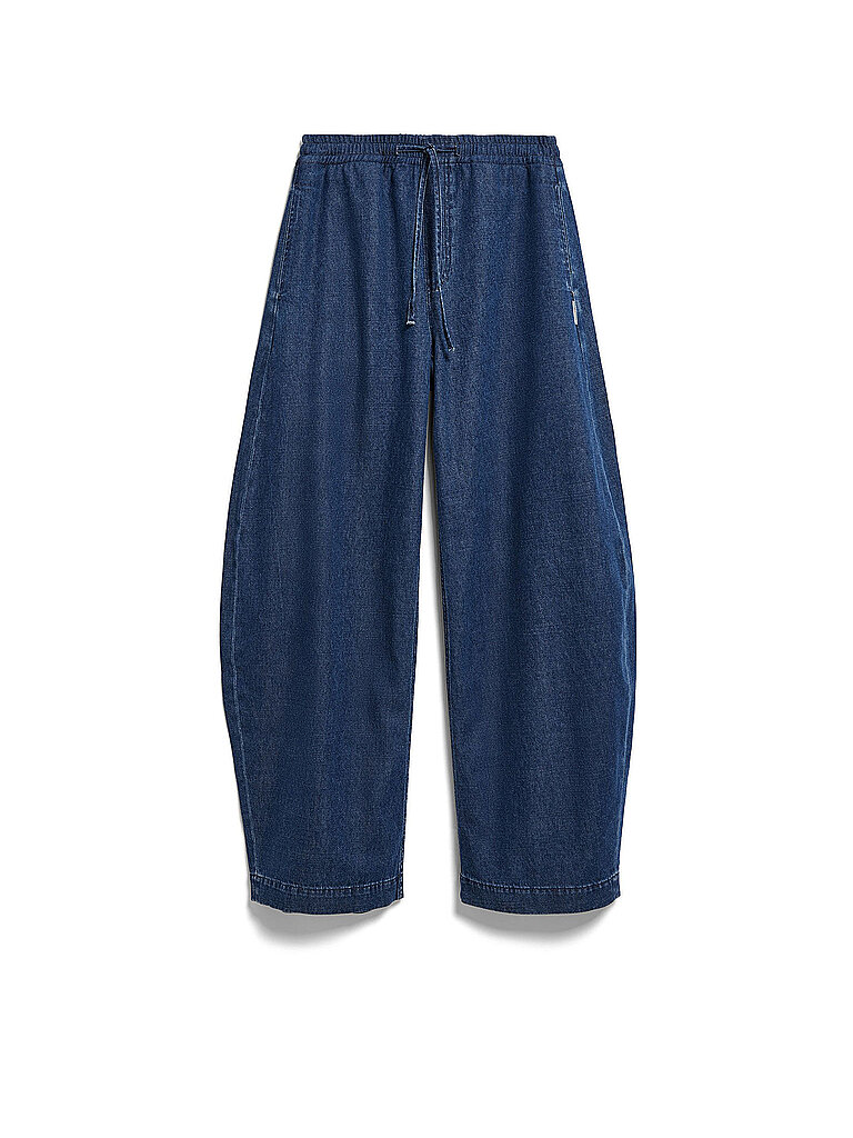ARMEDANGELS ARMEDANGELS Damen Hose Pull On Barrel Denim dunkelblau | XS, dunkelblau