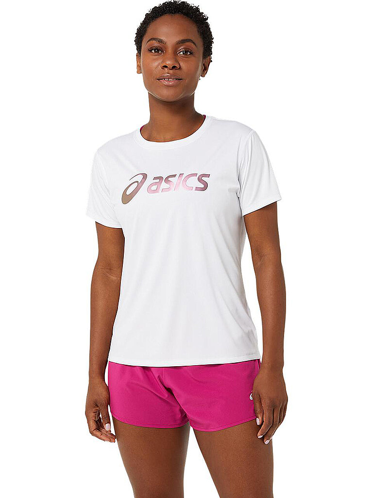 ASICS Damen Laufshirt Sakura Asics SS Top weiß | L