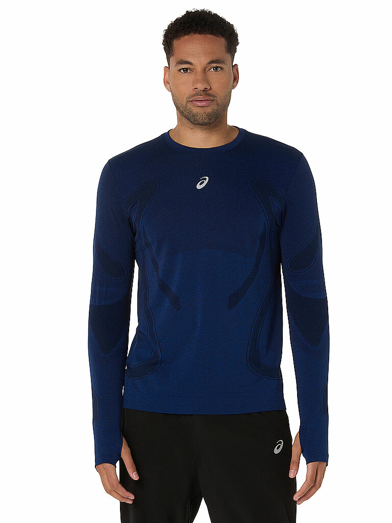 ASICS ASICS Herren Laufshirt Road Seamless dunkelblau | XL, dunkelblau
