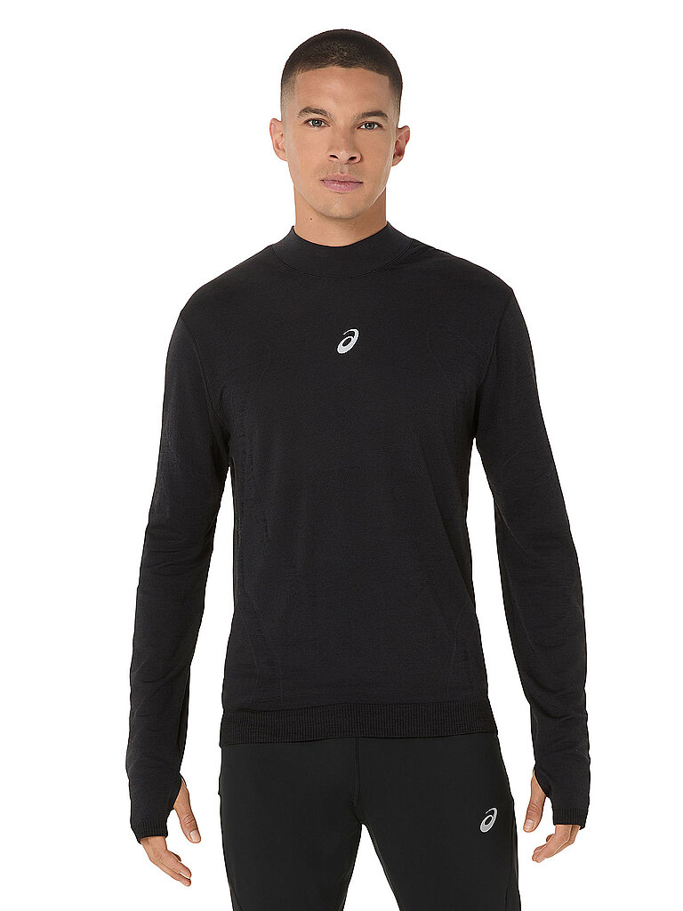 ASICS ASICS Herren Laufshirt Road Winter Seamless schwarz | XL, schwarz