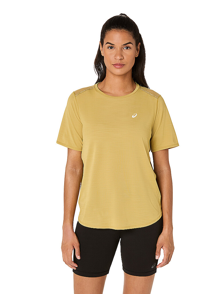 ASICS Damen Laufshirt Road SS Top senf | S