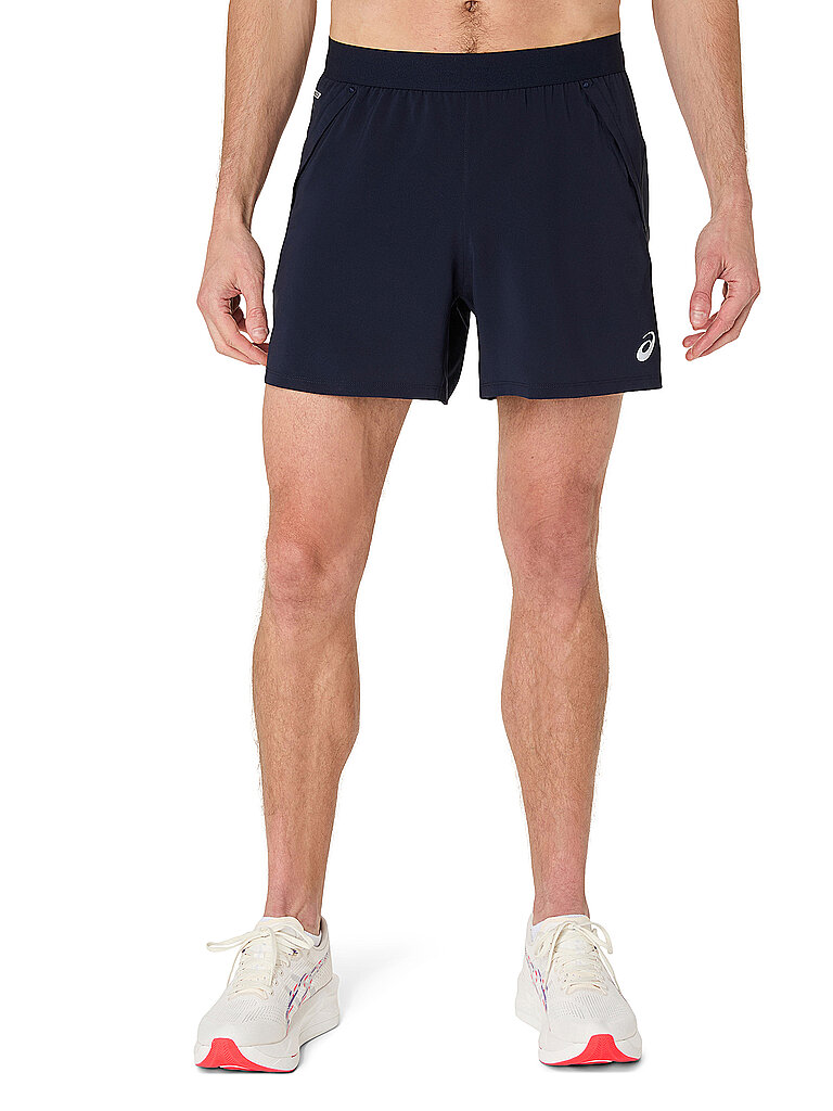 ASICS Herren Laufshorts Road 5inch dunkelblau | M