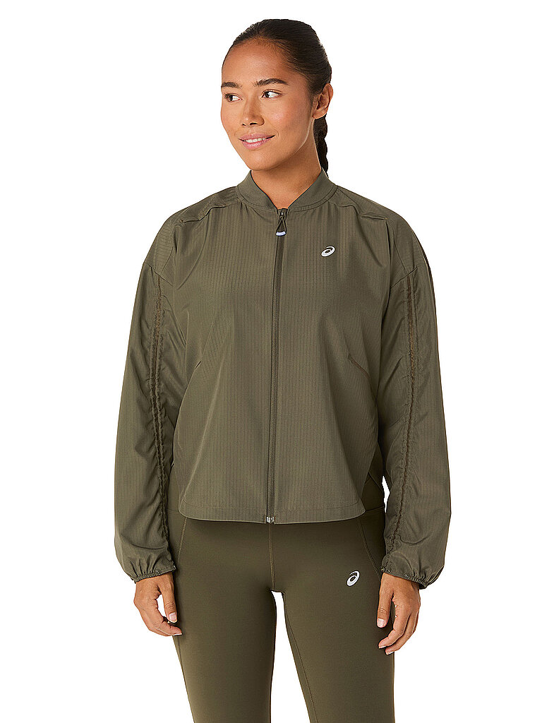 ASICS ASICS Damen Laufjacke Nagino Run Adjustable olive | M, olive