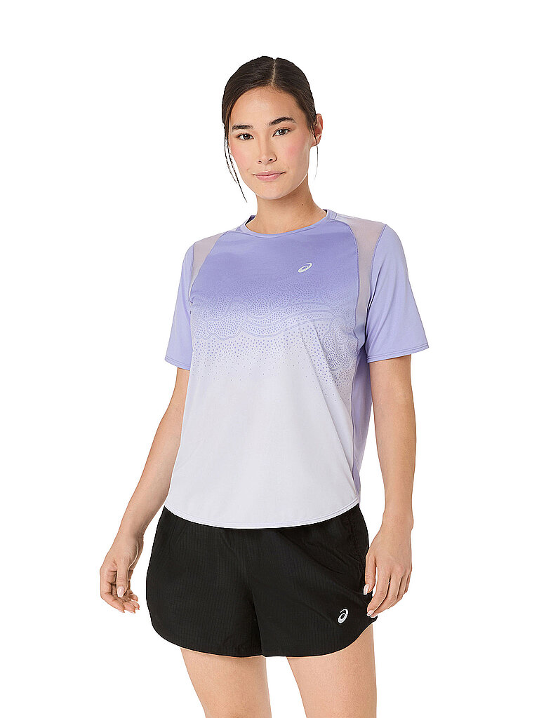 ASICS Damen Laufshirt Road Fade lila | XS