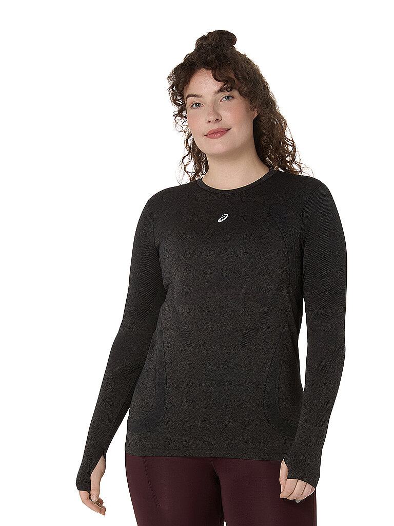 ASICS ASICS Damen Laufshirt Road Seamless schwarz | XS, schwarz