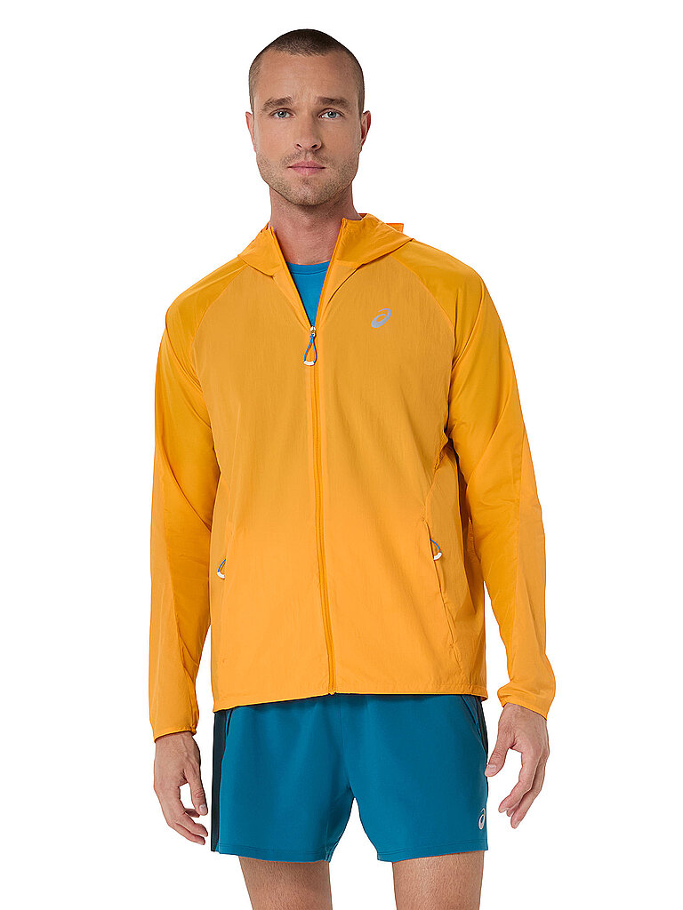 ASICS ASICS Herren Laufjacke Road Packable orange | S, orange