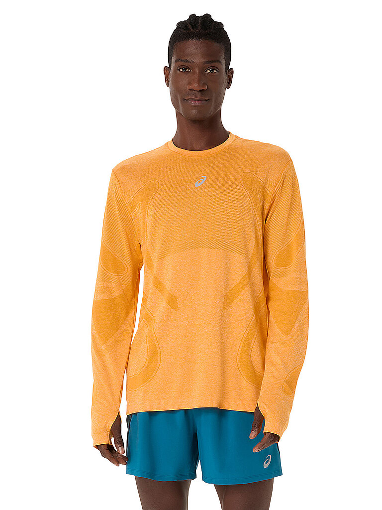 ASICS ASICS Herren Laufshirt Road Seamless orange | S, orange