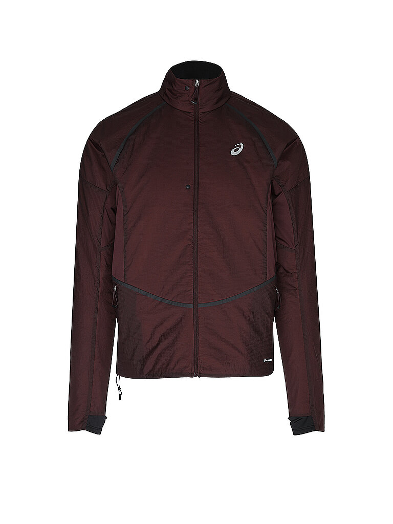 ASICS ASICS Herren Laufjacke Road Winter dunkelrot | S, dunkelrot