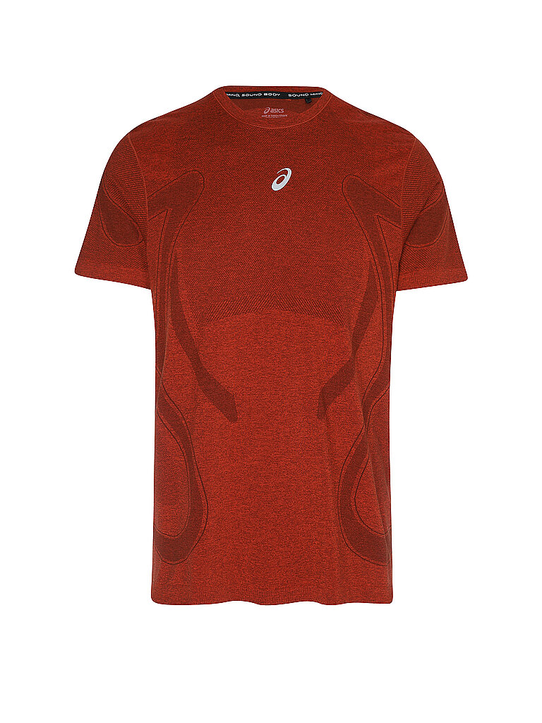 ASICS ASICS Herren Laufshirt Road Seamless dunkelrot | S, dunkelrot