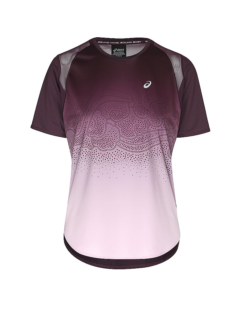ASICS ASICS Damen Laufshirt Road Fade dunkelrot | XS, dunkelrot