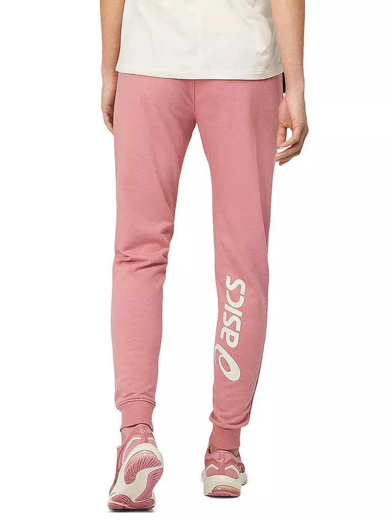 ASICS | Damen Laufhose Asics Big Logo Sweat Pant | rosa