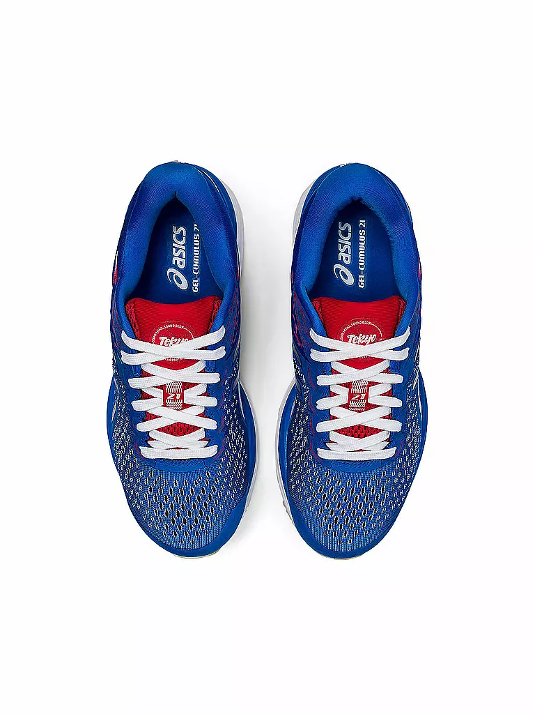 ASICS | Damen Laufschuh Gel Cumulus 21 ELECTRIC BLUE / WHITE | 