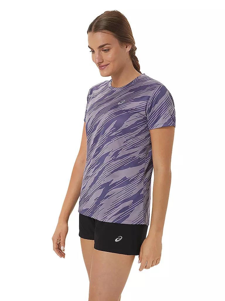 ASICS | Damen Laufshirt Core All Over Print | lila