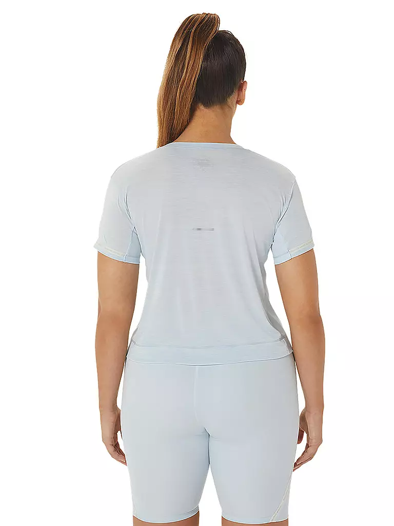 ASICS | Damen Laufshirt Race Crop Top | hellblau