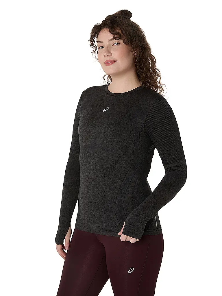ASICS | Damen Laufshirt Road Seamless | Schwarz