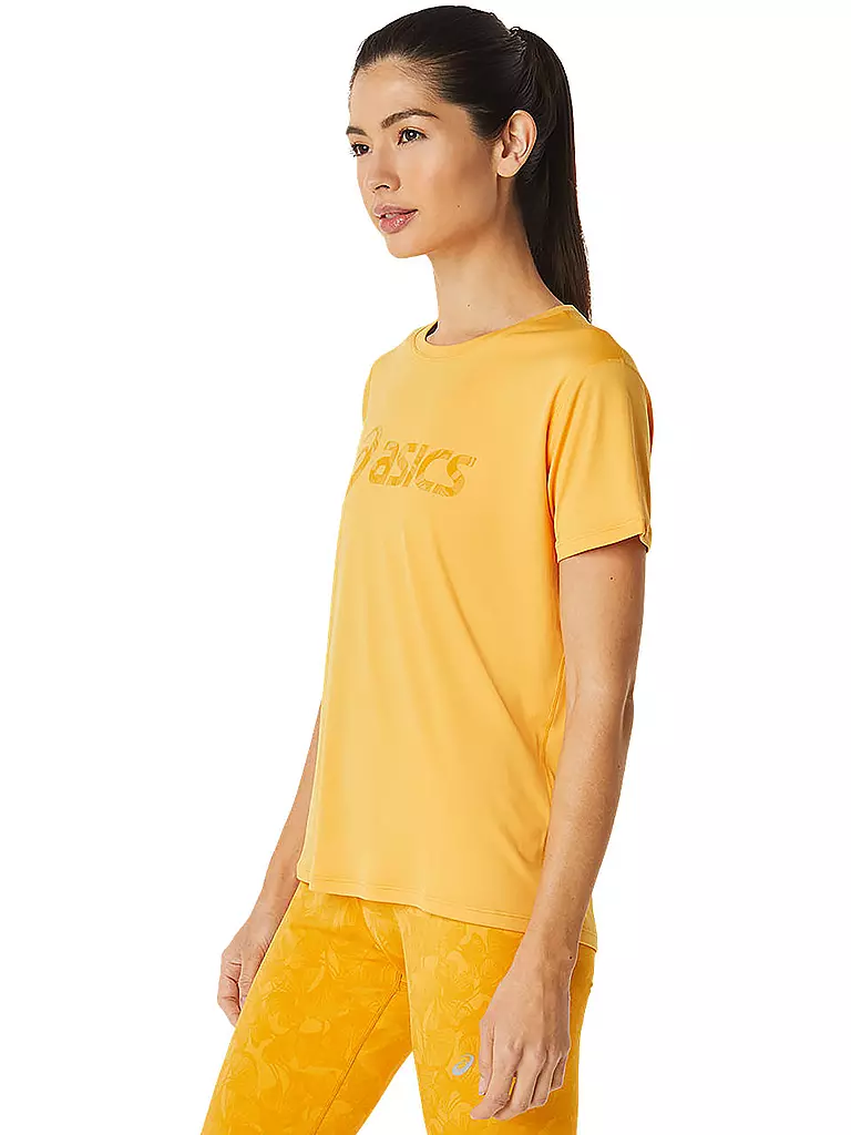 ASICS | Damen Laufshirt Runkoyo Asics Top | gelb