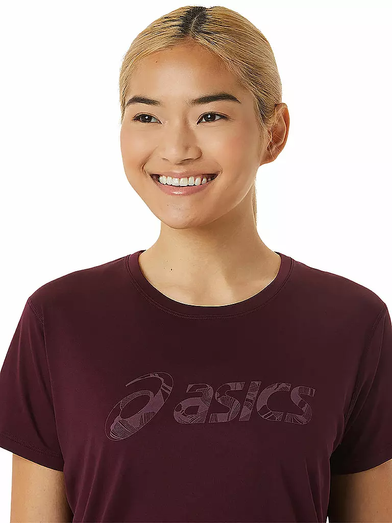 ASICS | Damen Laufshirt Runkoyo Asics Top | rot