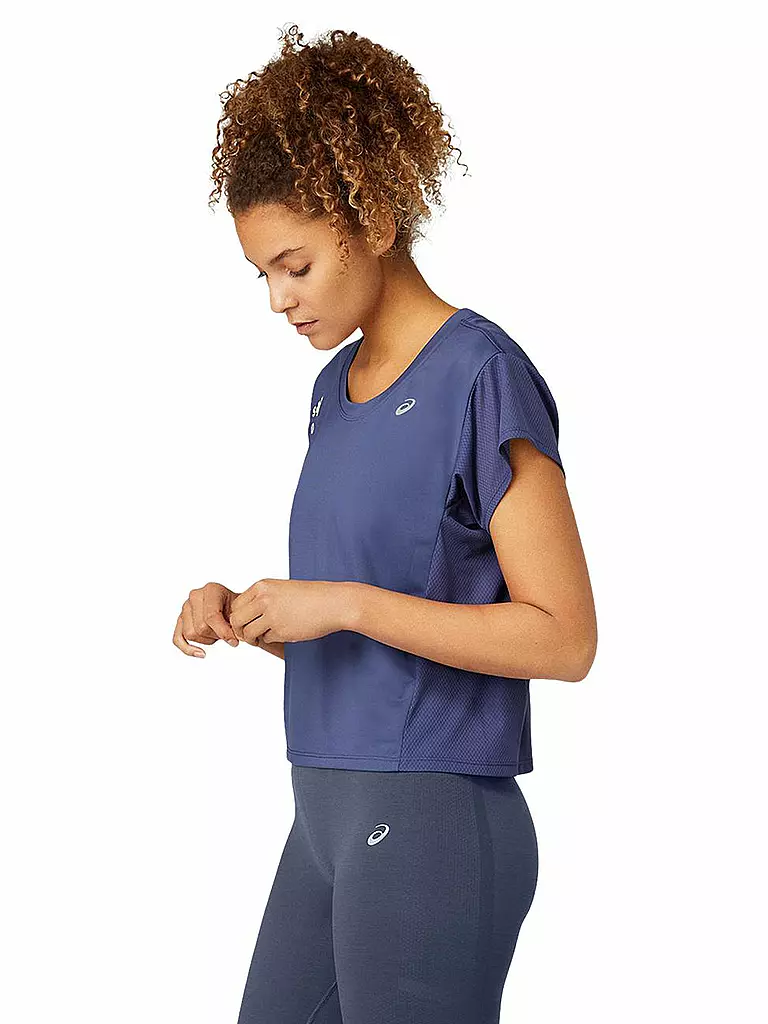 ASICS | Damen Laufshirt SMSB Run | blau