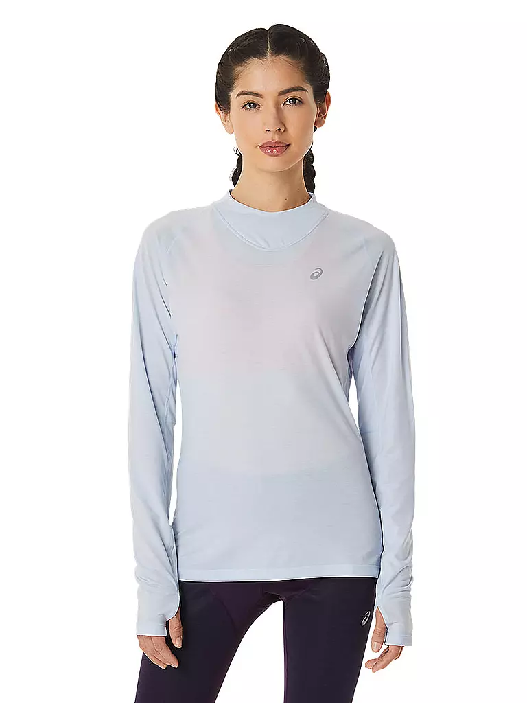 ASICS | Damen Laufshirt Winter Run LS Top | hellblau