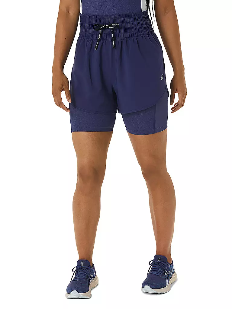 ASICS | Damen Laufshort Nagino™ 4IN Run | dunkelblau