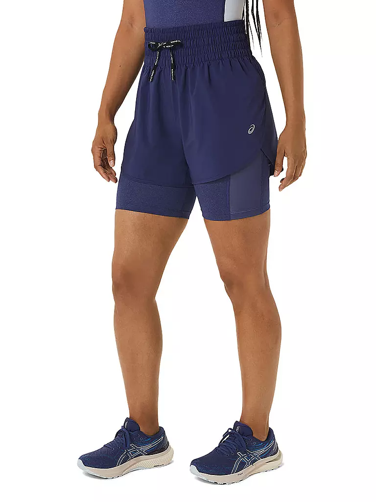 ASICS | Damen Laufshort Nagino™ 4IN Run | dunkelblau