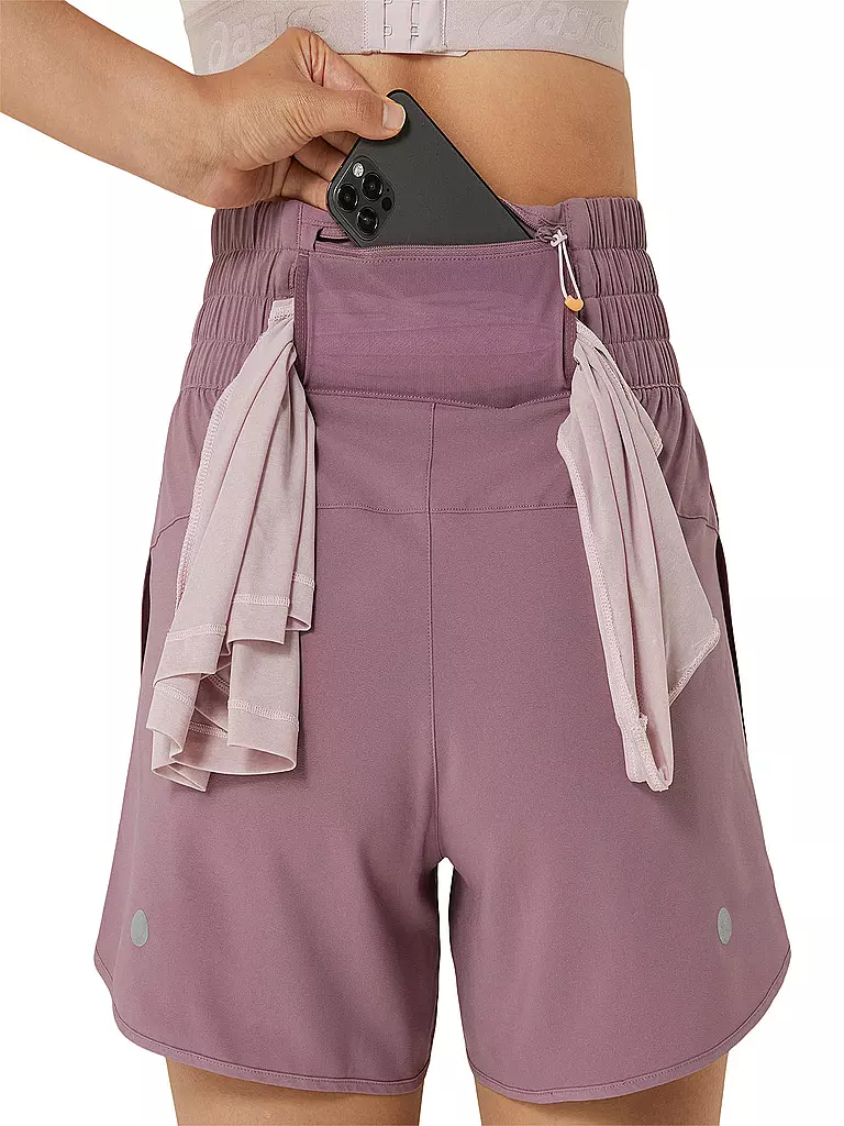 ASICS | Damen Laufshort Nagino 4in | rosa